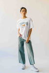The Junie Polka Dot Wide Leg Pant in Teal Green