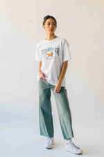 The Junie Polka Dot Wide Leg Pant in Teal Green