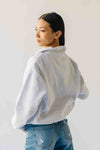 The USA Collared Quarter Zip Pullover in Grey