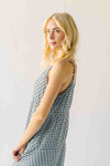 The Hiltonia Polka Dot Tank Dress in Blue