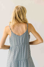 The Hiltonia Polka Dot Tank Dress in Blue