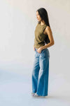 The Denison Basic Ribbed Tank in Olive