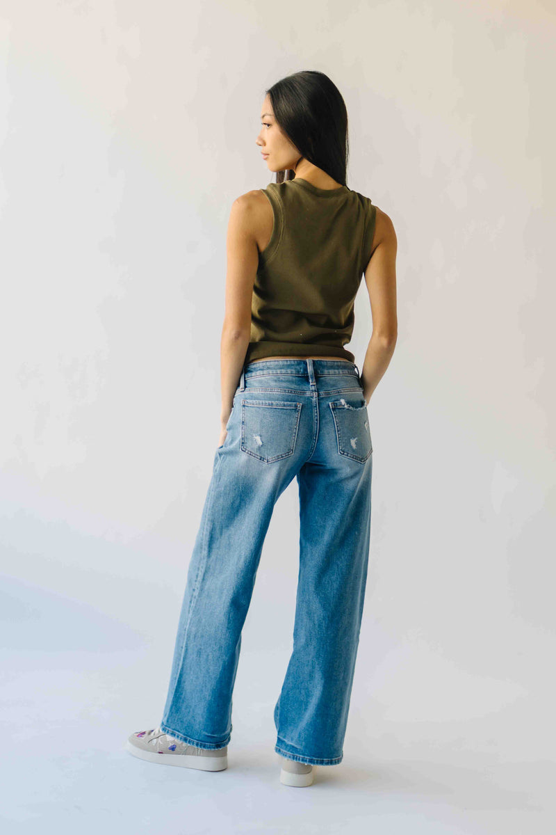 The Denison Basic Ribbed Tank in Olive