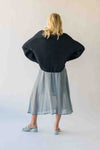 The Brandon Button-Up Cardigan in Charcoal