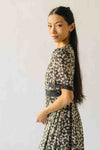The Willett Lace Detail Maxi Dress in Midnight Rose
