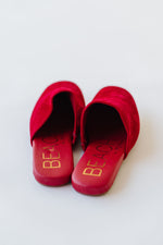 Beach by Matisse: Pallenberg Slide in Red Velvet