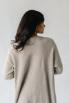 The Bamburg Waffle Cardigan in Warm Grey