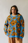 The Monticello Patterned Sweater in Blue