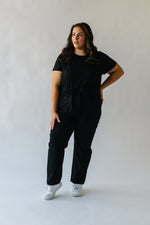 Piper & Scoot: The Bianca Cinch Jumpsuit in Black