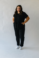 Piper & Scoot: The Bianca Cinch Jumpsuit in Black