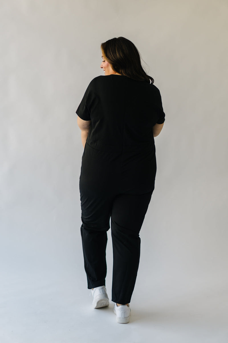 Piper & Scoot: The Bianca Cinch Jumpsuit in Black