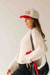 The Brandon Button-Up Cardigan in Powder Cream
