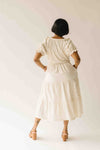 Hendersen Ribbed Midi Dress in Ivory