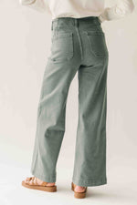 The Jenny Wide Leg Jean in Forest (PRE-ORDER: SHIPS MID SEPTEMBER)