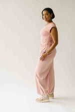 The Hintze Mineral Washed Jogger in Dusty Rose