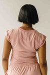 The Hendrix Mineral Washed Tee in Dusty Rose