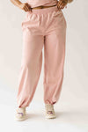 The Hintze Mineral Washed Jogger in Dusty Rose