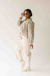 The Sansom Floral Button-Up Blouse in Sage