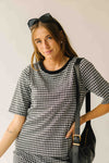 The Greta Gingham Set in Black