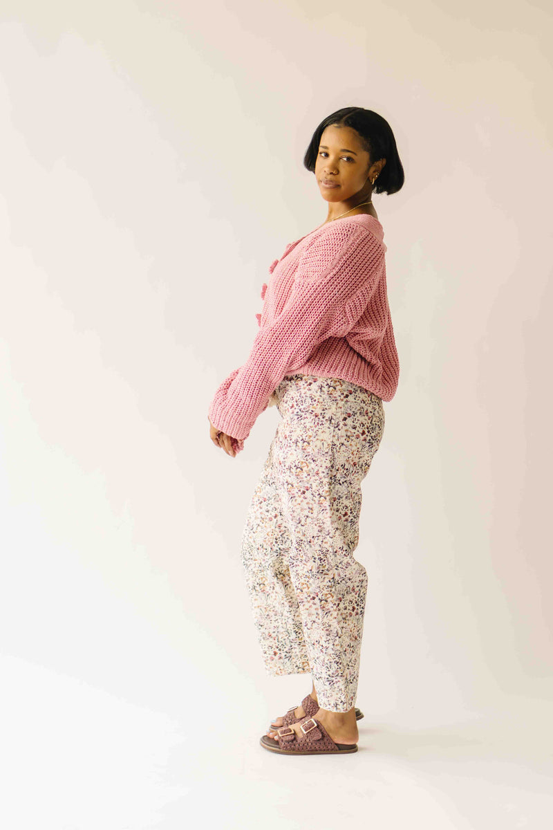 The Ashlin Printed Pant in Wild Flowers