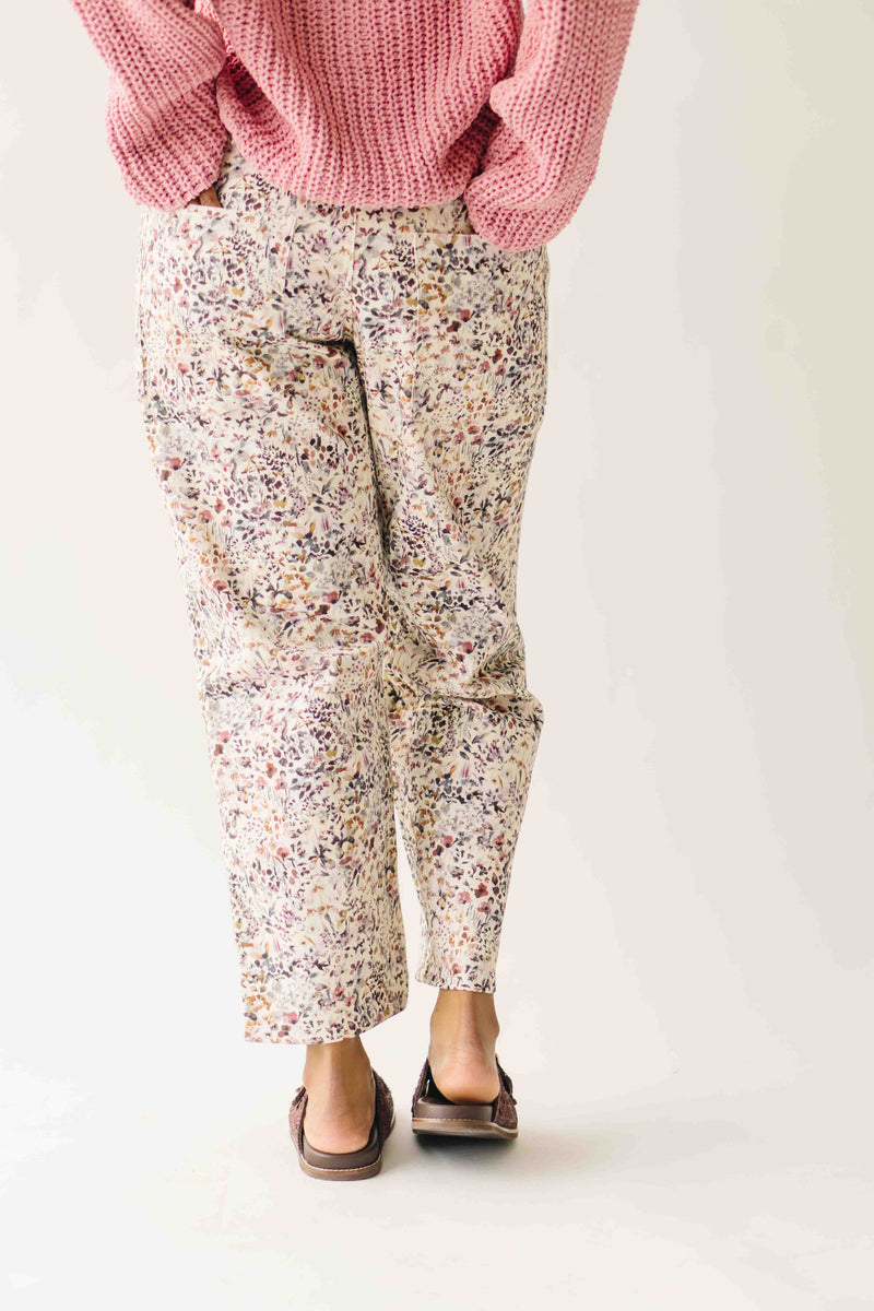 The Ashlin Printed Pant in Wild Flowers