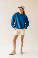 The L.A. Lettered Pullover in Blue