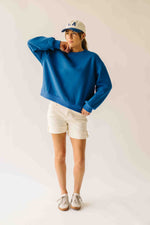 The L.A. Lettered Pullover in Blue