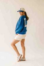 The L.A. Lettered Pullover in Blue
