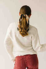 The Kindler Lace Trimmed Cardigan in Cream