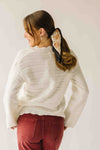 The Kindler Lace Trimmed Cardigan in Cream
