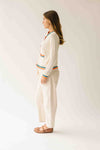 The Stoltz Knit Pocket Cardigan in Ivory