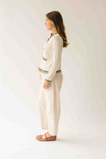 The Stoltz Knit Pocket Cardigan in Ivory