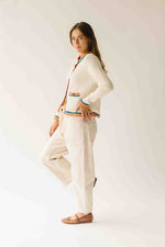 The Stoltz Knit Pocket Cardigan in Ivory
