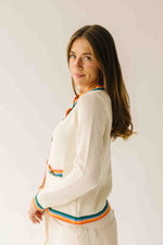 The Stoltz Knit Pocket Cardigan in Ivory