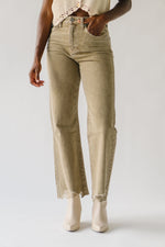 The Kerley Ultra High Rise 90's Flare Jean in Brown