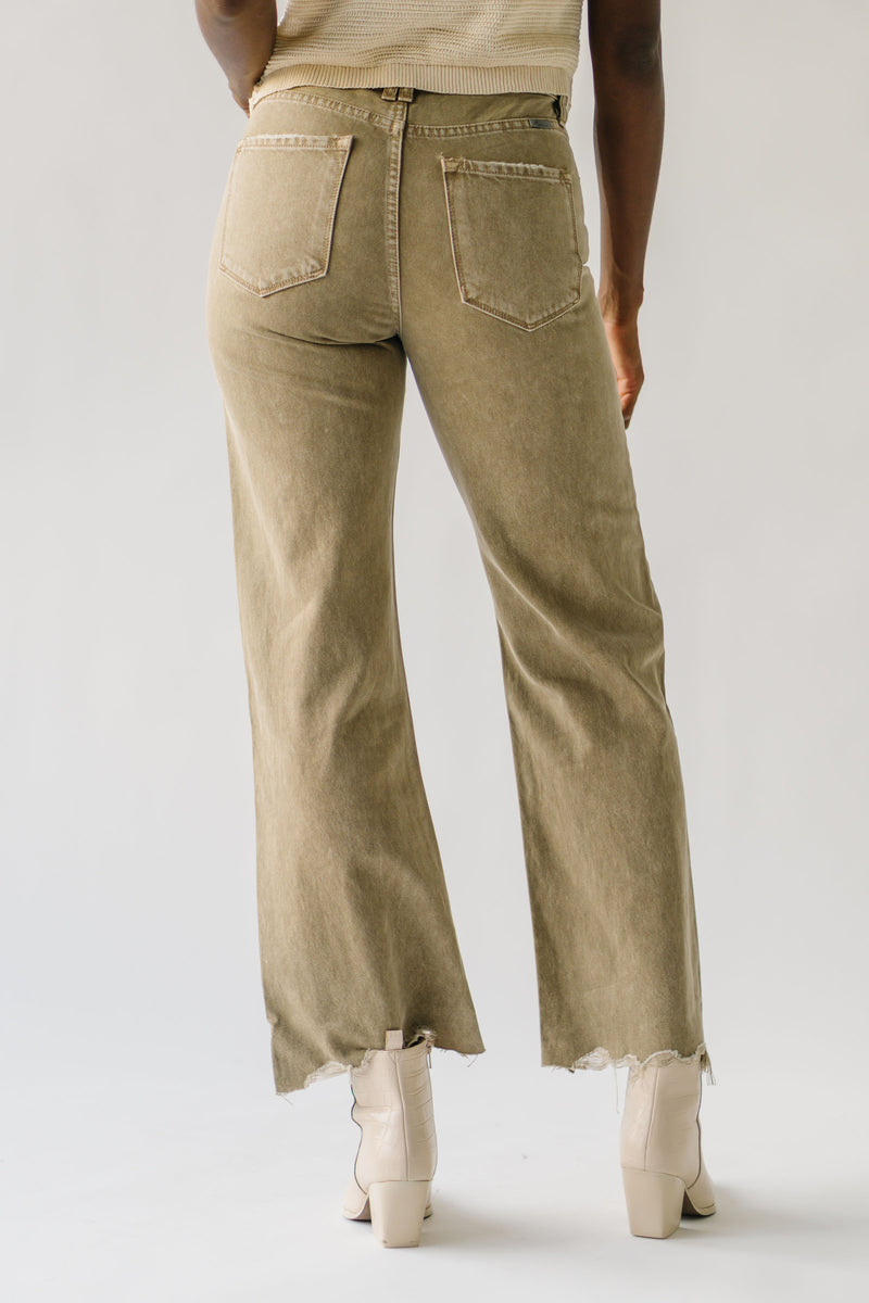 The Kerley Ultra High Rise 90's Flare Jean in Brown