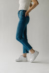 The Kincaid High Rise Slim Straight Jean in Medium Blue