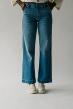 The Rotich Wide Leg Trouser Jean in Medium Blue