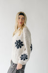 The Thomas Knit Floral Detail Sweater in Cream