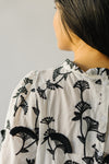 The Bogart Embroidered Blouse in White