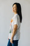 The August Poppy Tee in Vintage White