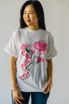 The January Carnation Tee in Vintage White