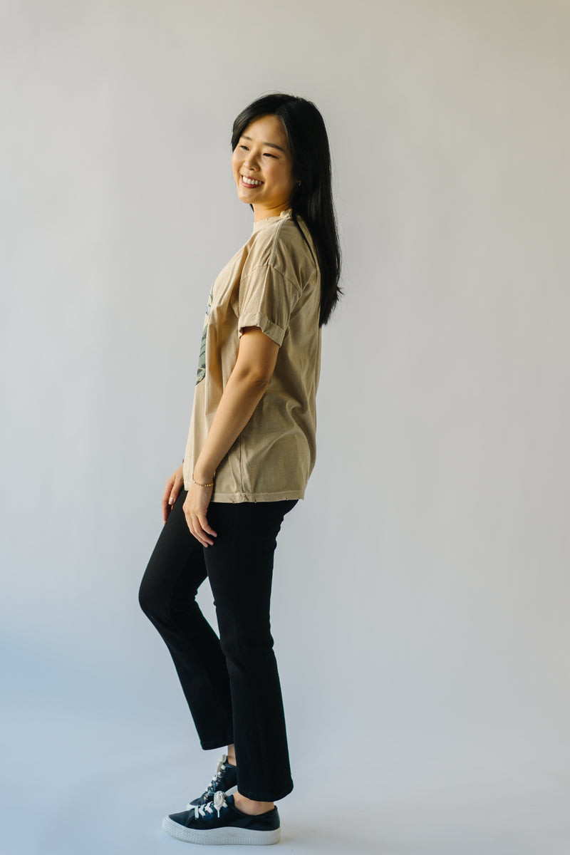 The May Lily of the Valley Tee Sand