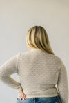 The Shellman Crochet Long Sleeve Blouse in Ivory