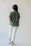 The September Morning Glory Tee in Army Green