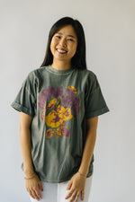 The September Morning Glory Tee in Army Green