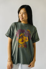 The September Morning Glory Tee in Army Green
