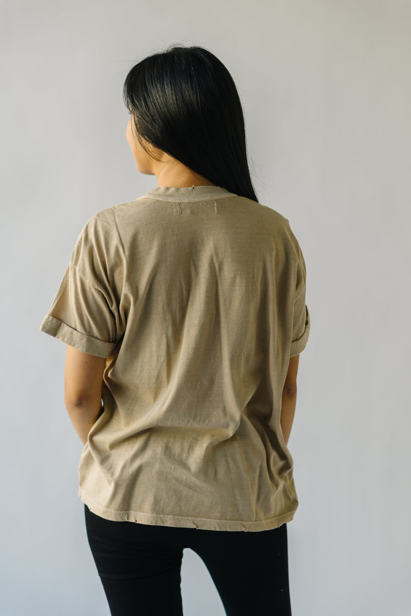 The May Lily of the Valley Tee Sand
