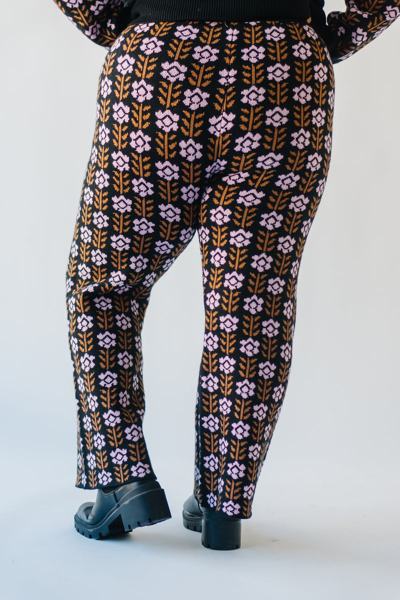 The Stratham Floral Contrast Pant in Black – Piper & Scoot