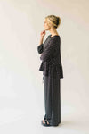 The Bauman Polka Dot Set in Black